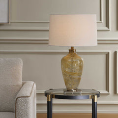 Rainer Brown/Green Blown Glass Table Lamp - Ornate Home