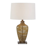Rainer Brown/Green Blown Glass Table Lamp - Ornate Home