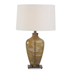 Rainer Brown/Green Blown Glass Table Lamp - Ornate Home