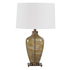 Rainer Brown/Green Blown Glass Table Lamp - Ornate Home