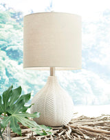 Rainermen Off White Table Lamp (Online Special Price) - Ornate Home