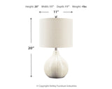 Rainermen Off White Table Lamp (Online Special Price) - Ornate Home