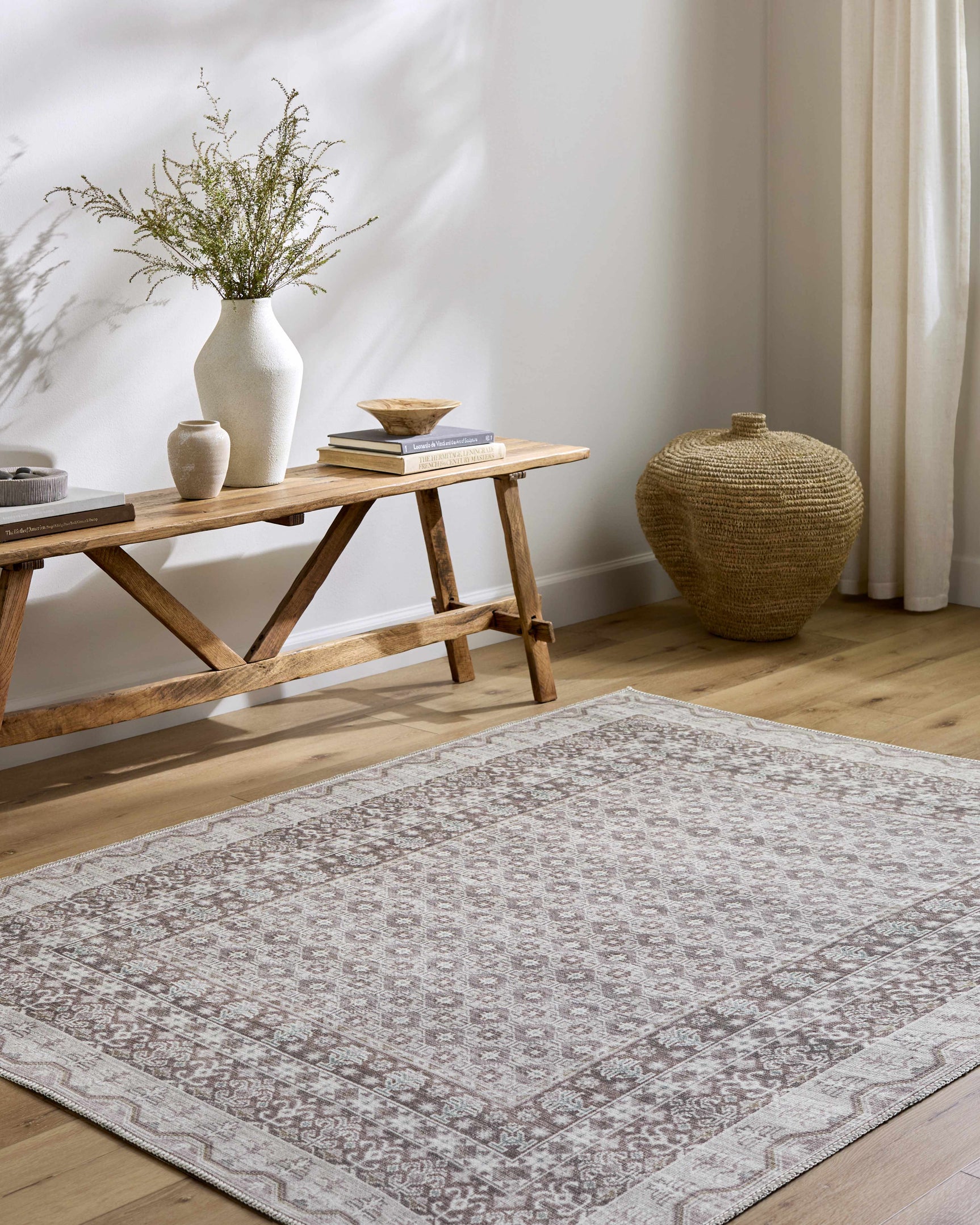 Rainier Brown Washable Rug | Our PNW Home X Livabliss - Ornate Home