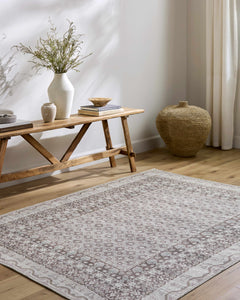 Rainier Brown Washable Rug | Our PNW Home X Livabliss - Ornate Home