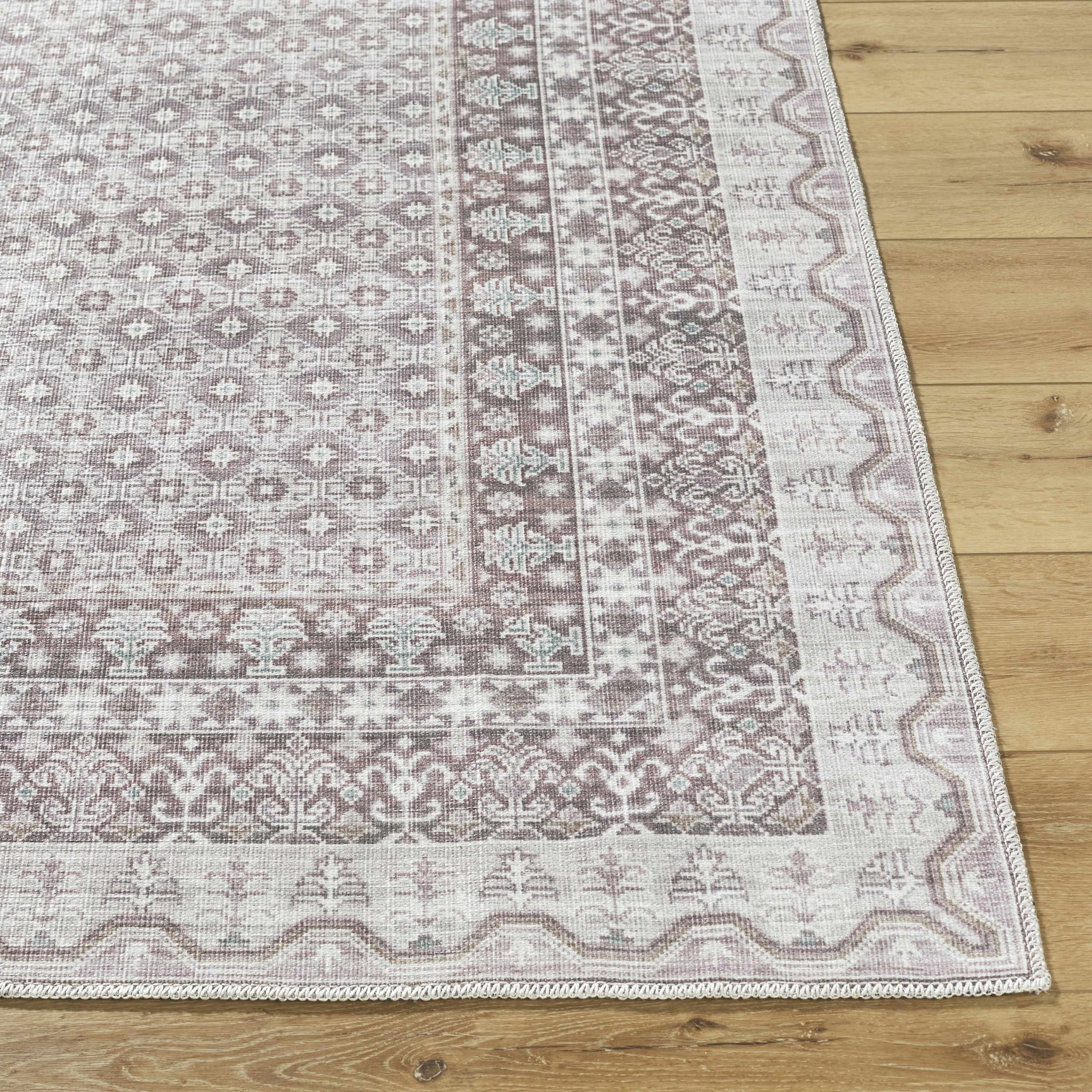 Rainier Brown Washable Rug | Our PNW Home X Livabliss - Ornate Home