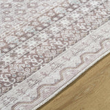 Rainier Brown Washable Rug | Our PNW Home X Livabliss - Ornate Home