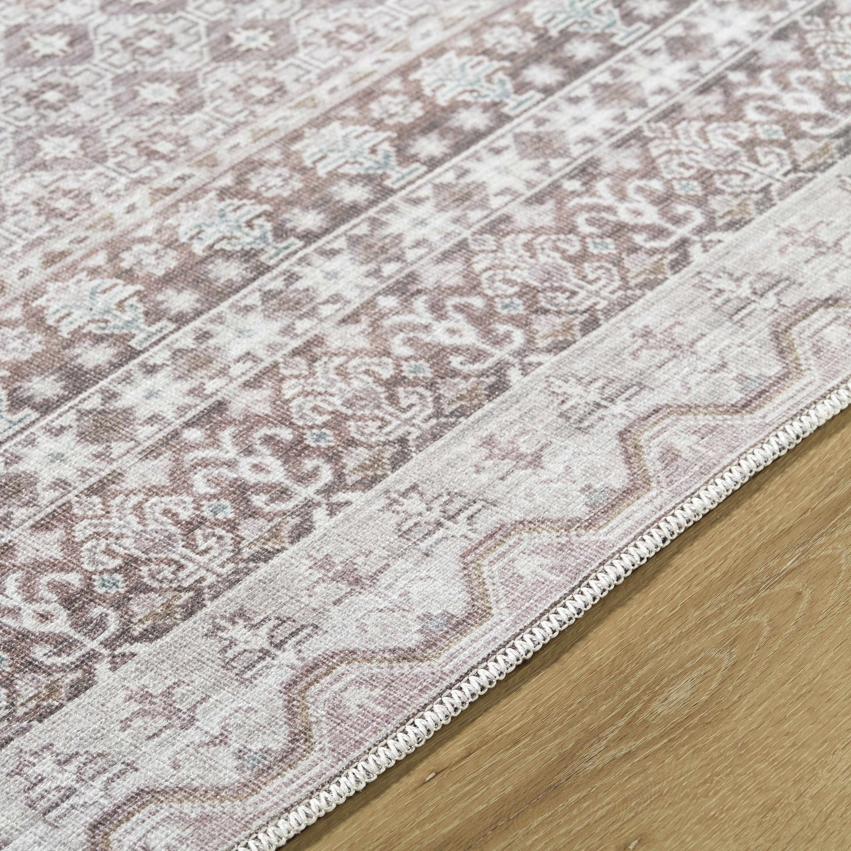 Rainier Brown Washable Rug | Our PNW Home X Livabliss - Ornate Home