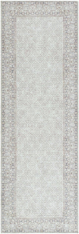 Rainier Cottage Border Beige Washable Rug | Our PNW Home X Livabliss - Ornate Home