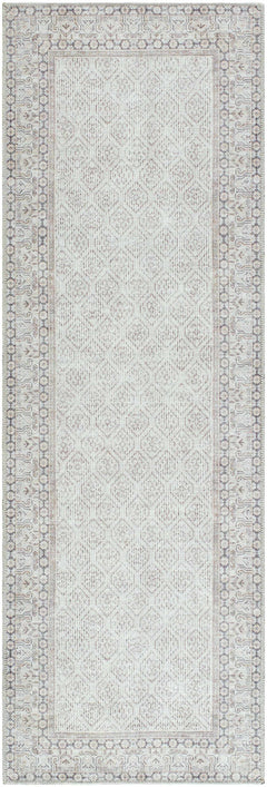 Rainier Cottage Border Beige Washable Rug | Our PNW Home X Livabliss - Ornate Home