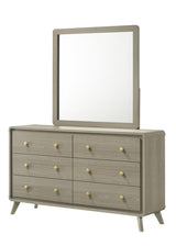 Rainier Gray Mirror w/ LED - Ornate Home