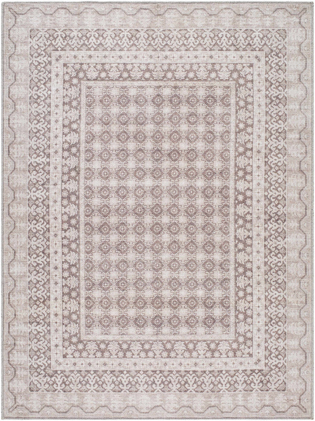Rainier Light Brown Washable Rug | Our PNW Home X Livabliss - Ornate Home
