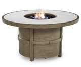 Rainier Ranch Beige Fire Pit Table - Ornate Home