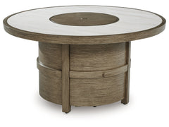 Rainier Ranch Beige Fire Pit Table - Ornate Home