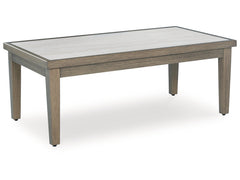 Rainier Ranch Brown/Beige Outdoor Coffee Table - Ornate Home