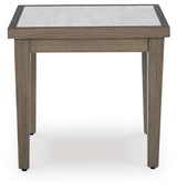 Rainier Ranch Brown/Beige Outdoor End Table - Ornate Home