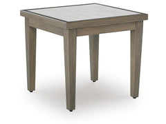 Rainier Ranch Brown/Beige Outdoor End Table - Ornate Home