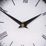 Raisa Black/Gold Metal Table Clock - Ornate Home
