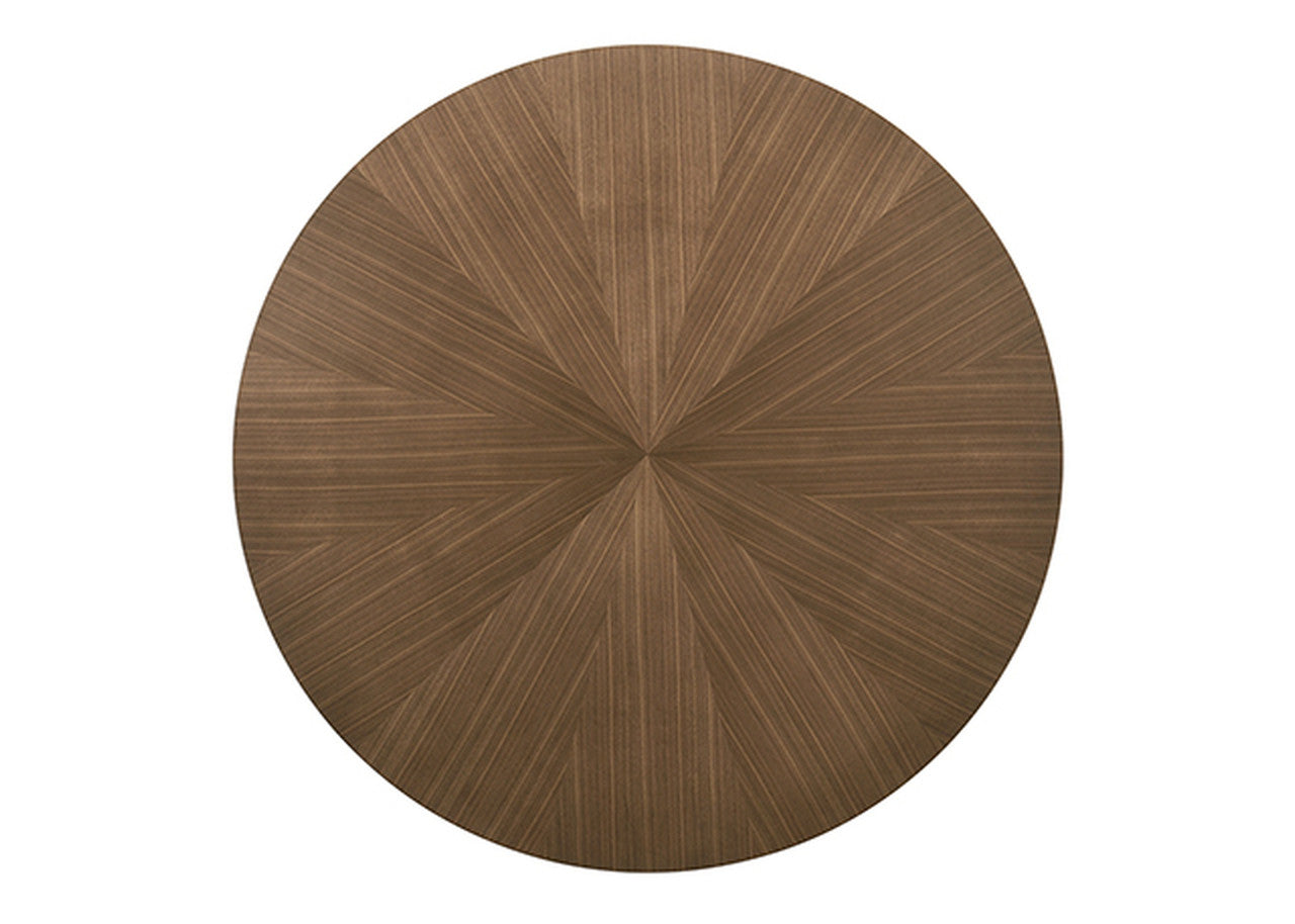 Raissa Walnut Round Dining Table - Ornate Home