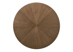 Raissa Walnut Round Dining Table - Ornate Home