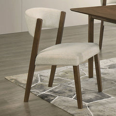 Raissa Walnut Side Chair (Set of 2) - Ornate Home