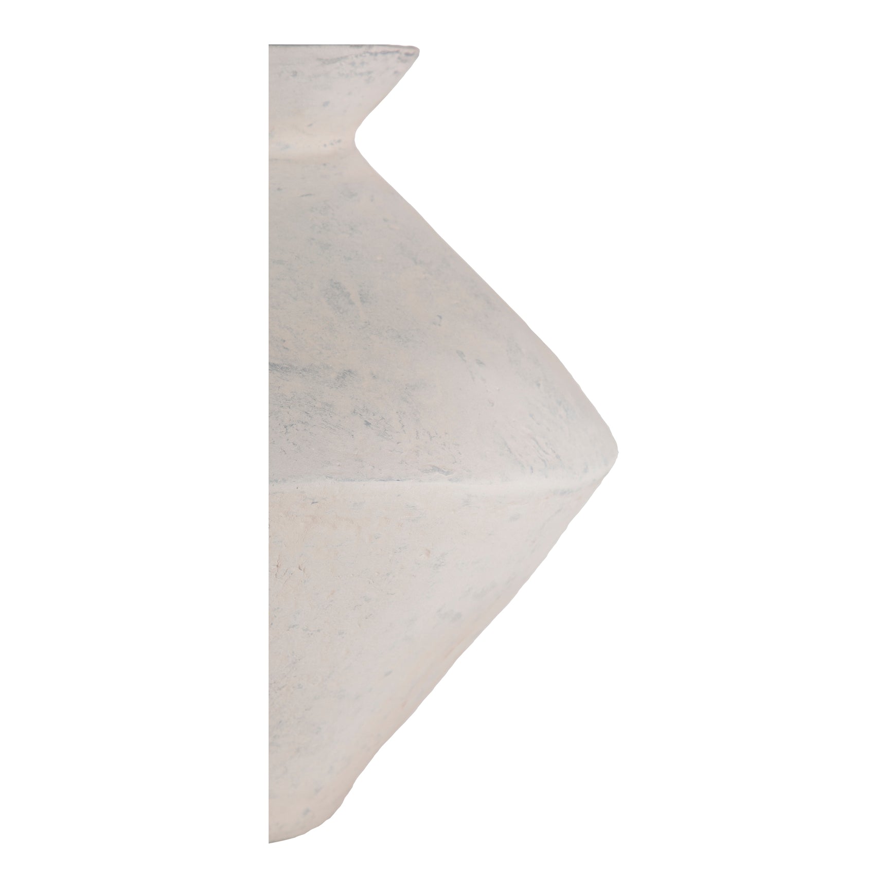 Raja White Medium Decorative Vessel - Ornate Home