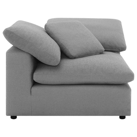 Raleigh Grey Boucle Modular Cloud Sectional Sofa Units - Create your own Style - Ornate Home