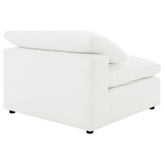 Raleigh Ivory 5-piece Modular Cloud Sectional - Ornate Home