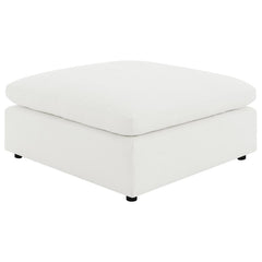 Raleigh Ivory Boucle Modular Cloud Sectional 6-piece incl. Ottoman - Ornate Home
