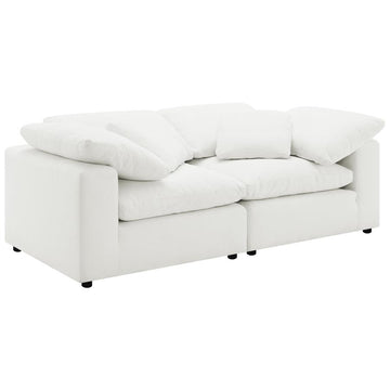 Raleigh Ivory Boucle Modular Cloud Sectional Sofa Units - Create your own Style - Ornate Home