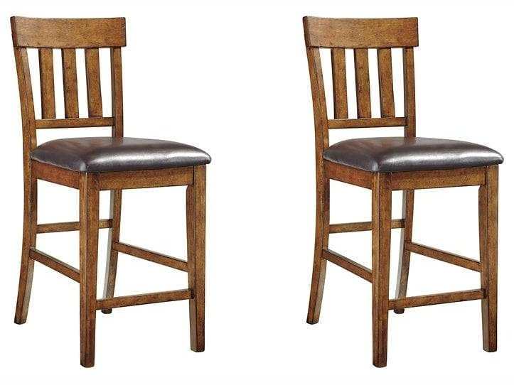 Ralene Medium Brown Bar Stool (Set of 2) (Online Special Price) - Ornate Home