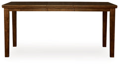 Ralene Medium Brown Counter Height Dining Table and 4 Barstools - Ornate Home