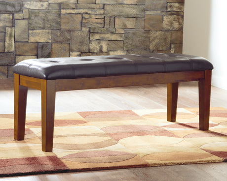 Ralene Medium Brown Dining Table and 4 Chairs and Bench - Ornate Home