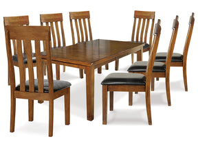 Ralene Medium Brown Dining Table and 8 Chairs (Online Special Price) - Ornate Home