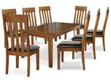 Ralene Medium Brown Dining Table and 8 Chairs - Ornate Home