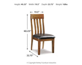 Ralene Medium Brown Dining Table and 8 Chairs - Ornate Home