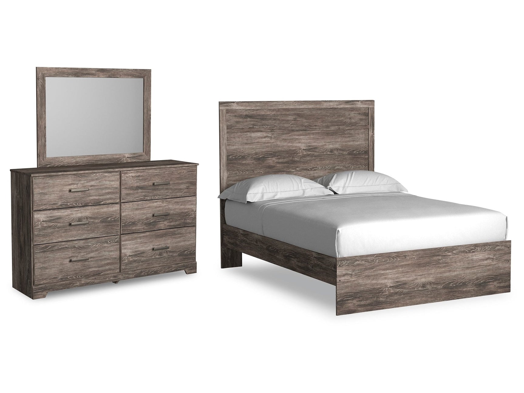 Ralinksi Full Panel Bedroom Set with Dresser and Mirror (Online Special Price) - Ornate Home