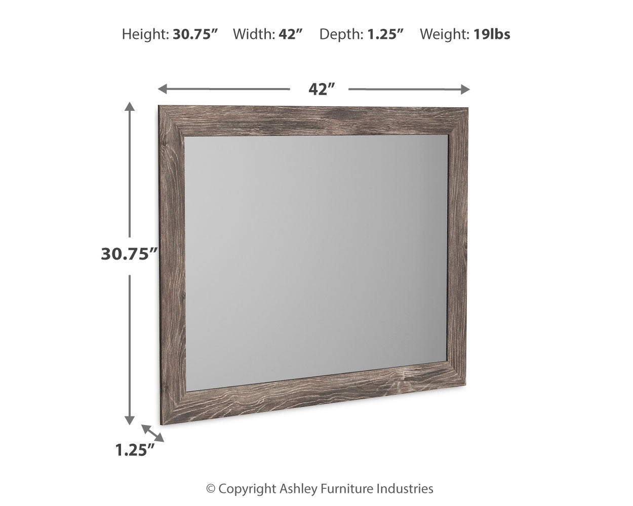 Ralinksi Gray Bedroom Mirror (Online Special Price) - Ornate Home