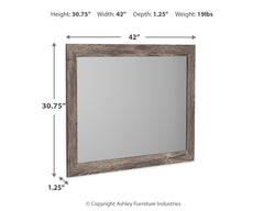 Ralinksi Gray Bedroom Mirror - Ornate Home