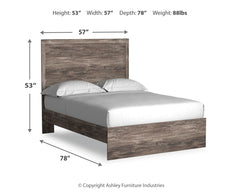 Ralinksi Gray Full Panel Bed - Ornate Home