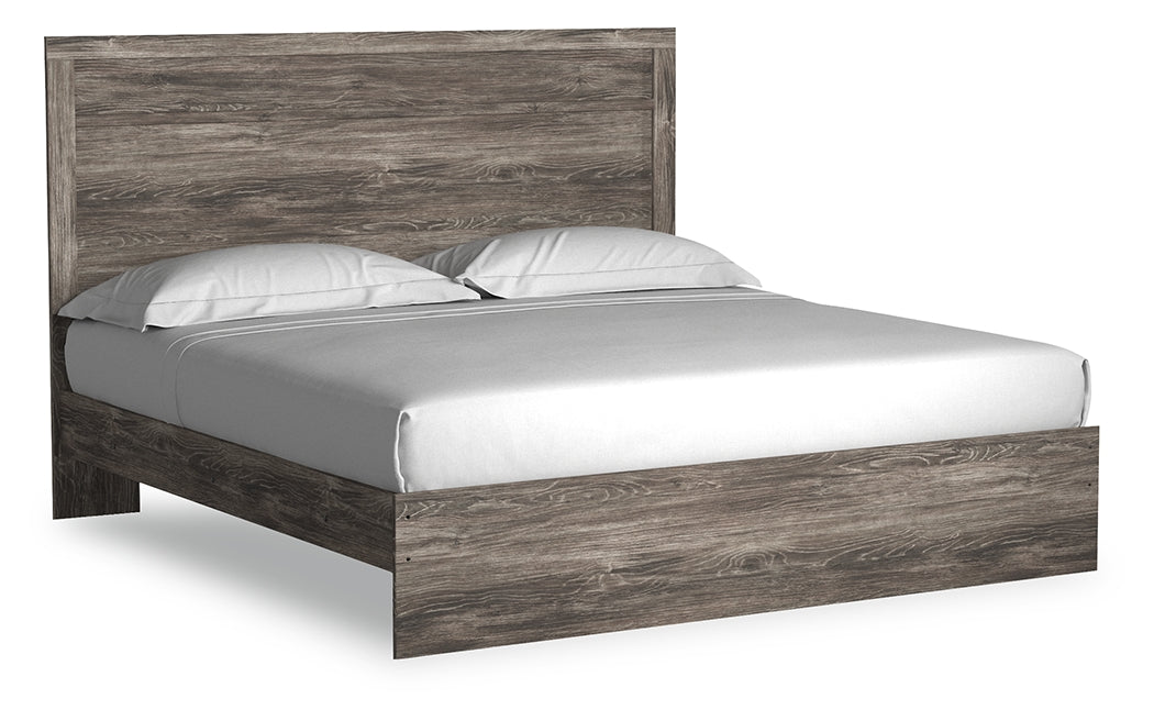 Ralinksi Gray King Panel Bed (Online Special Price) - Ornate Home