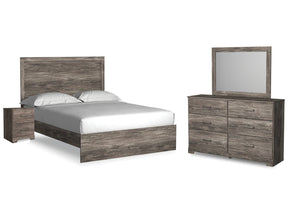 Ralinksi Gray Queen Panel Bed & Dresser & Mirror & & Nightstand (Online Special Price) - Ornate Home