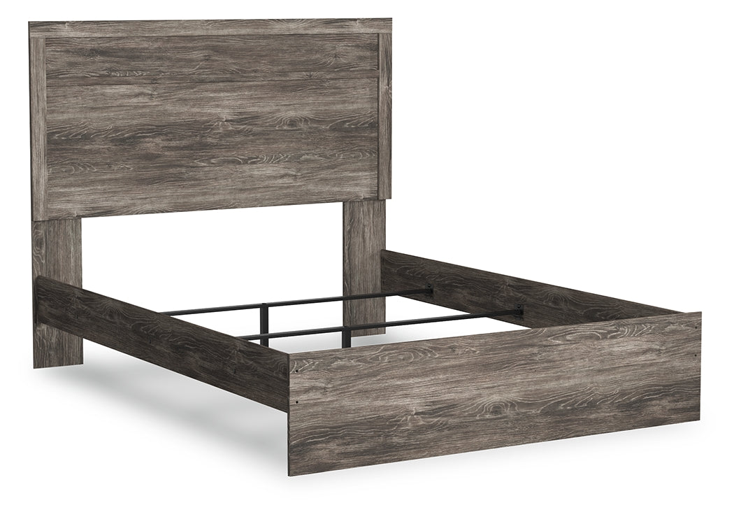 Ralinksi Gray Queen Panel Bed & Dresser & Mirror & & Nightstand - Ornate Home