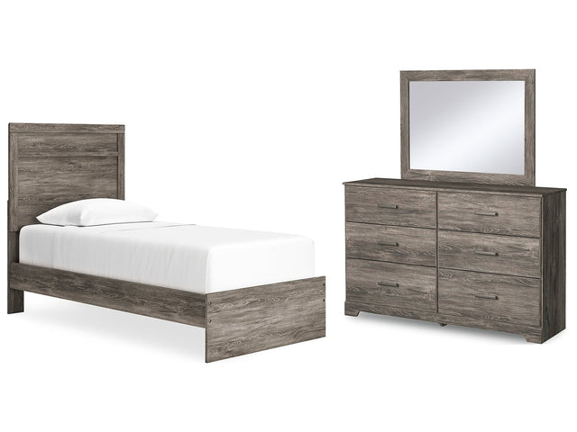 Ralinksi Twin Panel Bedroom Set with Dresser and Mirror (Online Special Price) - Ornate Home