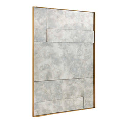 Rally Brass Oversized Antiqued Mirror - Ornate Home