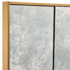 Rally Brass Oversized Antiqued Mirror - Ornate Home