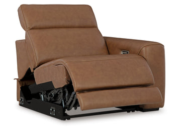 Rally-Up Caramel 6-Piece Power Reclining Sectional w/Console - Ornate Home