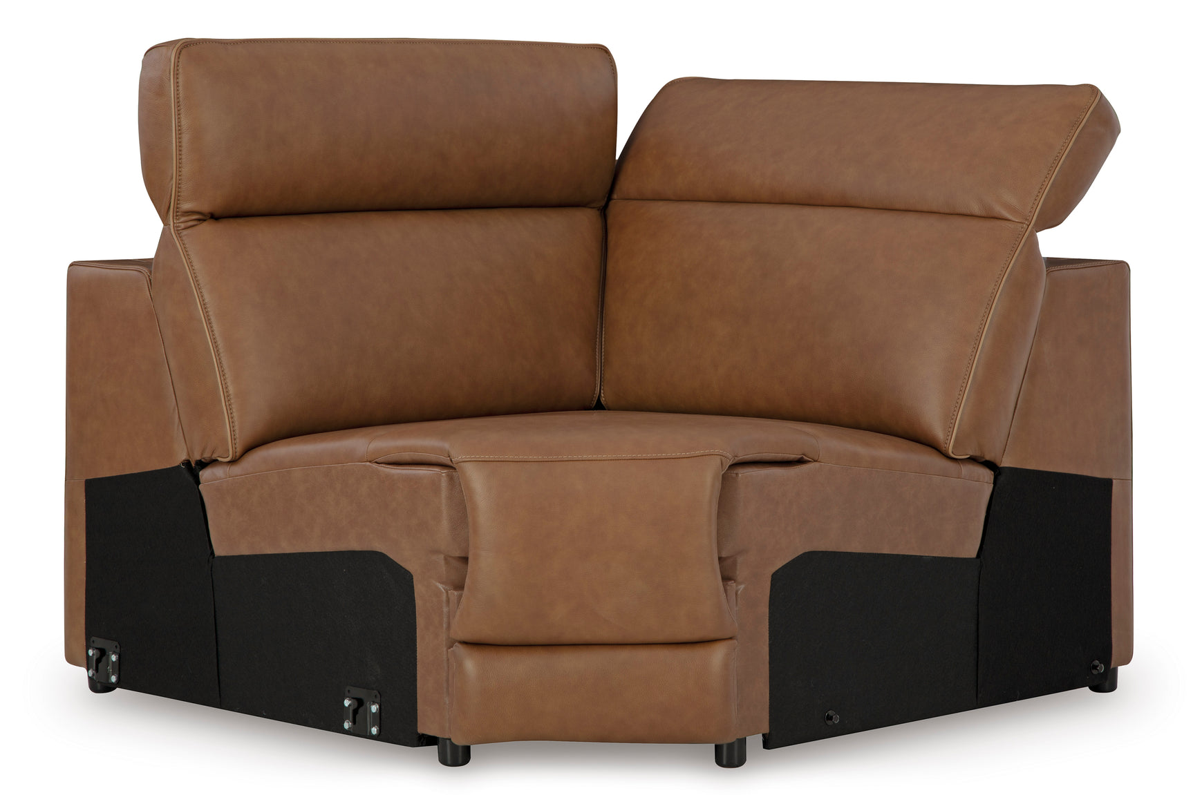 Rally-Up Caramel 6-Piece Power Reclining Sectional w/Console - Ornate Home