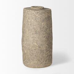 Rama Gray Small Paper Mache Floor Vase - Ornate Home