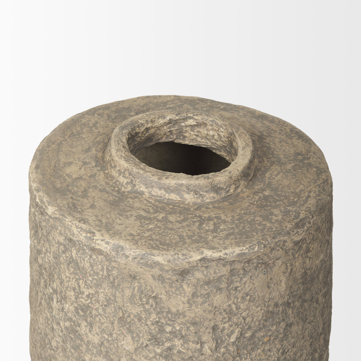 Rama Gray Small Paper Mache Floor Vase