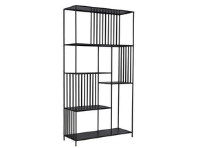 Ramar Black Bookcase - Ornate Home